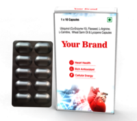 Co-enzyme 10 With L-carnitine And Wheat Germ Oil Capsule