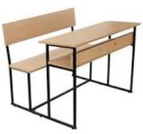 School Iron Dual Desk