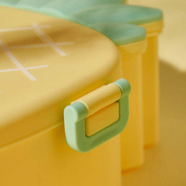 KIDS LUNCH BOX CUTE PINEAPPLE SHAPED BENTO  (5750)