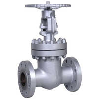 Gate Valve - High Pressure Alloy Steel Design | Industrial Grade, Silver Finish, Reliable Performance