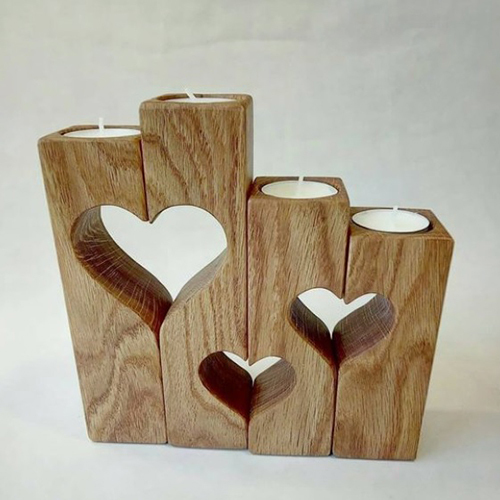 Wooden Tealight Holder