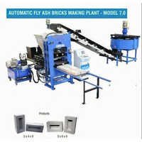 Cement Brick Making Machine - High Durability, Automatic Functionality, Blue Color | Warranty Included, Ideal For Construction Use