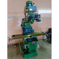 Ram Turret Milling Machine - 3 Hp Power, Automatic Features, Green Color | Reliable Solution For General Milling Projects