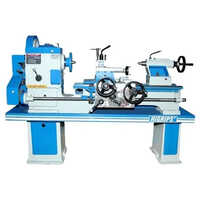 Medium Duty Lathe Machine - Mild Steel, 440 Volt | Low Noise, Energy Efficient, Fully Automatic, Modern White And Blue Design, Warranty Included
