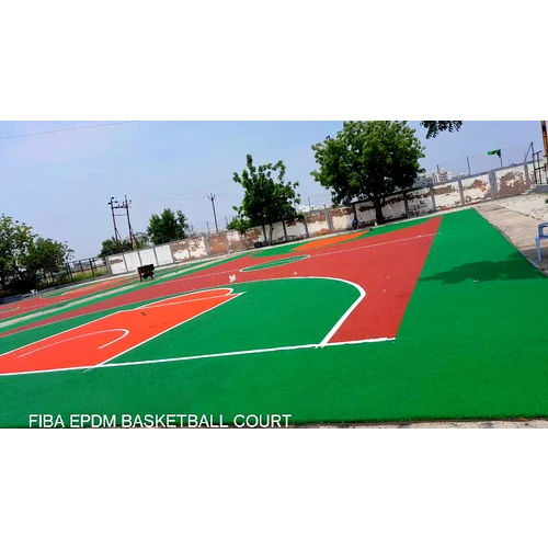 Customized Synthetic Basketball Court Flooring