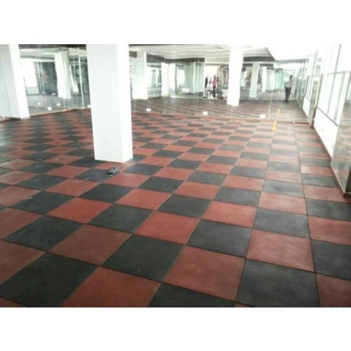 Mixed Gym Rubber Floor Tiles