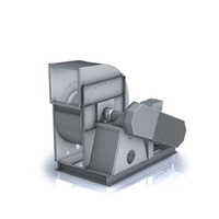 P4r Belt Driven Series Process Fans - Installation Type: Floor