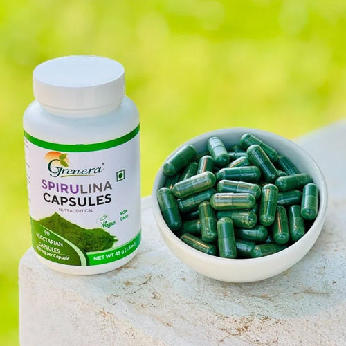 45 G Spirulina Capsule Ingredients: Herbs