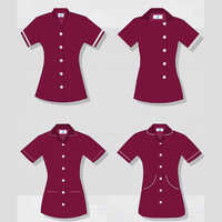Nurse Tops - High-quality Cotton Blend, Sizes S-l, Short Sleeve Buttoned Design | Durable And Professional Nurse Uniform Essentials