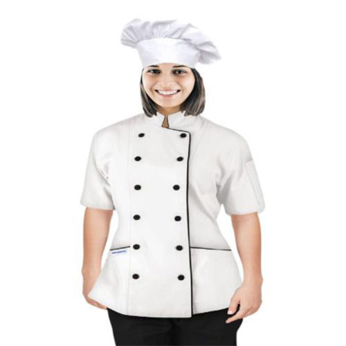 White Female Chef Uniforms