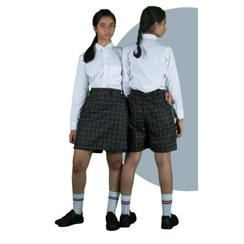 High Rise Shorts And Skirts Uniform - Age Group: Kids