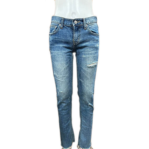 Blue Ladies Designer Jeans