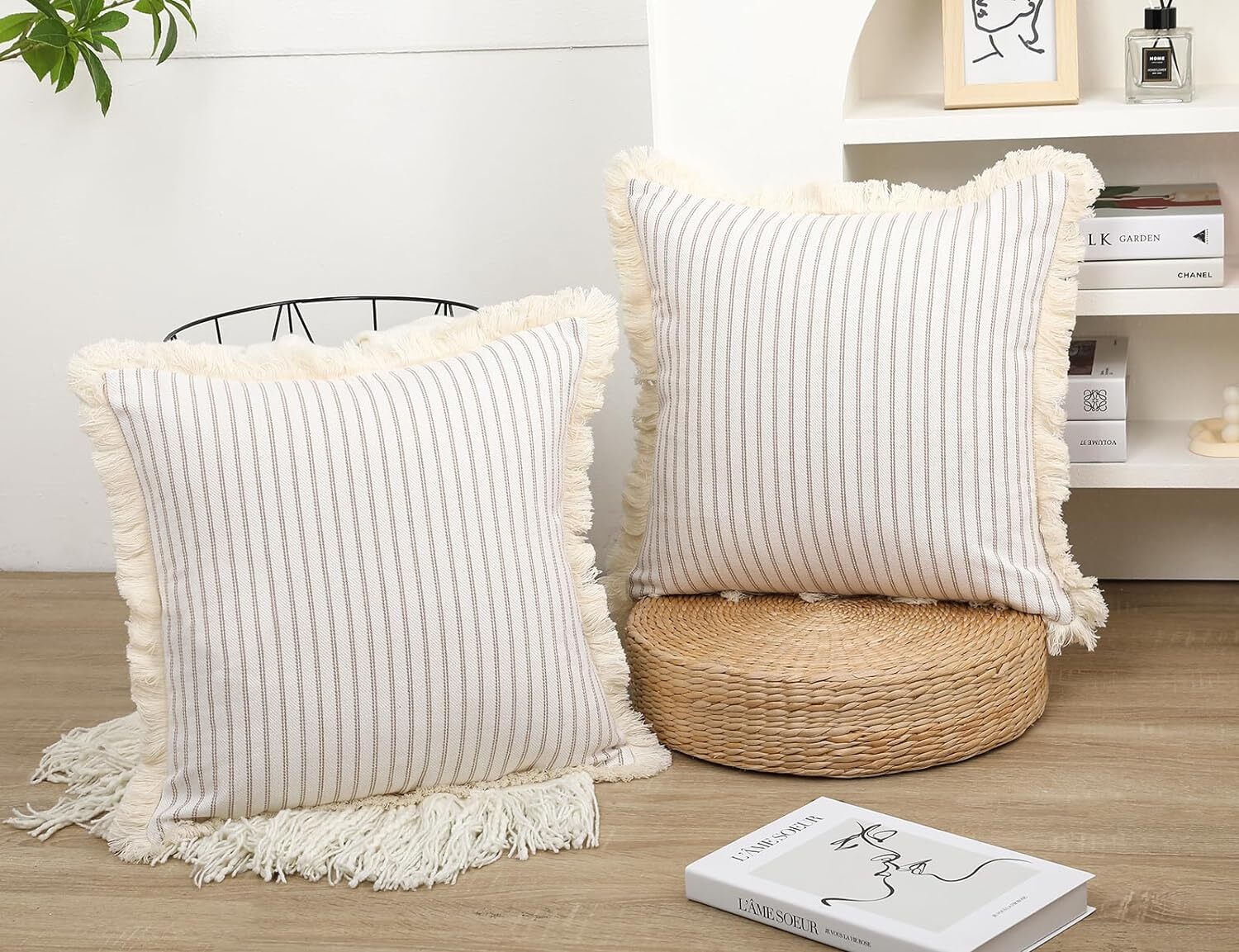 Cotton Linen Printed Cushion Covers