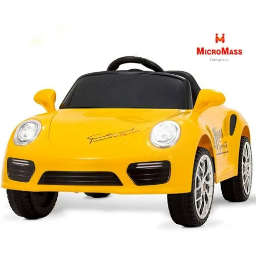 Yellow Battery Operated Baby Car