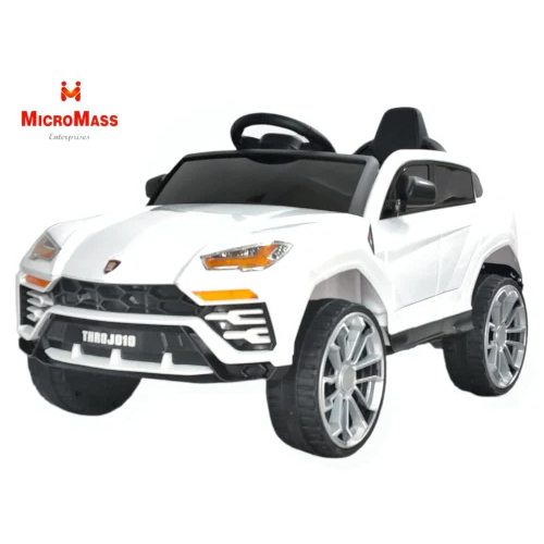 White Kids Battery Operated Car