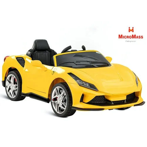 Yellow Battery Operated Kids Car