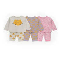 Multicolor Baby Pajamas Set Of 3