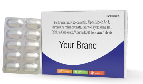Benfotiamine With Alpha Lipoic Acid And Folic Acid Tablet