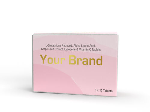 L-Glutathione Reduced With Alpha Lipoic Acid And Vitamin C Tablet