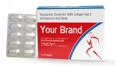 Glucosamine With MSM With Collagen Type 2 And Hyaluroniuc Acid Tablet