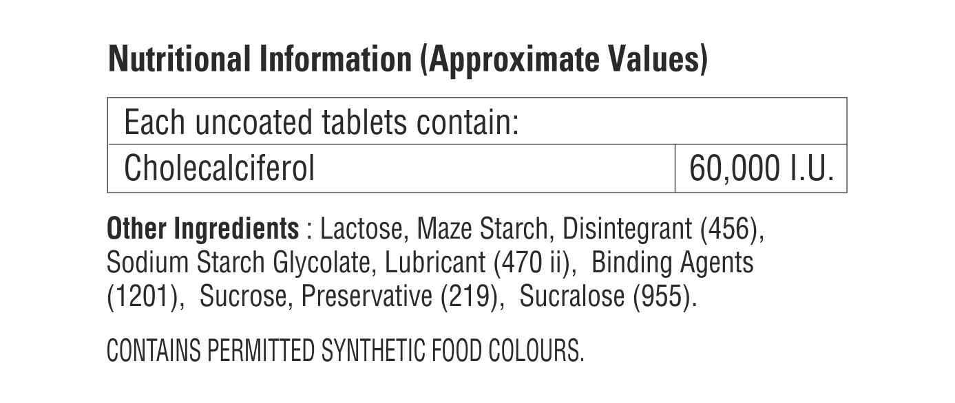 Cholecalciferol Chewable  Tablet