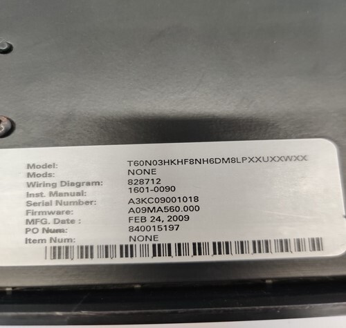 GE MULTILIN T60N03HKHF8NH6DM8LPXXUXXWXX TRANSFORMER PROTACTION RELAY