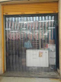 Tinted Blue Transparent Clear Pvc Strip Curtain - 2mm/3mm Thickness, 200mm Width | Non-phthalate Material, Insect & Dust Barrier, Plain Finish