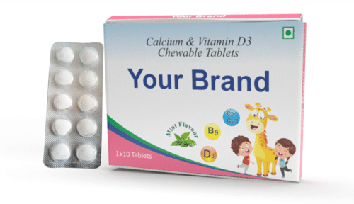 Calcium And Vitamin D3 Chewable Tablet