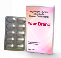 Veg Collagen With Coq10 And Astaxanthin For Advanced Cellular Defense.