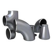 Butt Weld Pipe Fittings - Stainless Steel, Round Shape, Black Color | Durable Design For Seamless Connections