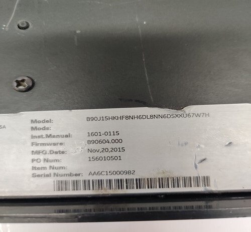 GE MULTILIN B90J15HKHF8NH6DL8NN6DSXXU67W7H BUS DIFFERENTIAL SYSTEM