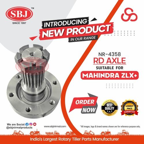 RD AXLE SUITABLE FOR MAHINDRA ZLX PLUS