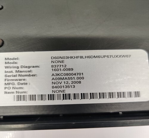 GE MULTILIN D60N03HKHF8LH6DM6UP67UXXW67 LINE DISTANCE PROTACTION RELAY