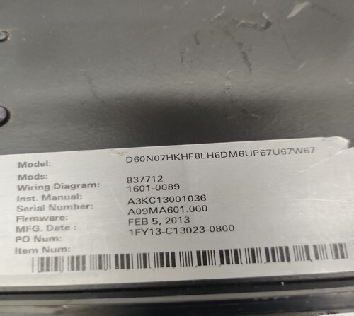 GE MULTILIN D60N07HKHF8LH6DM6UP67U67W67 LINE DISTANCE PROTACTION RELAY