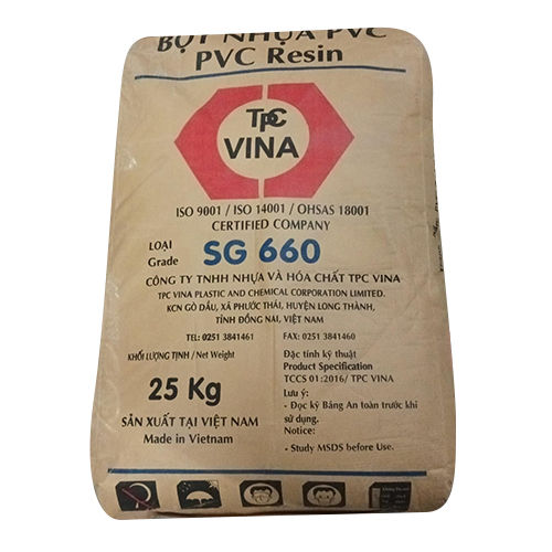 25kg SG660 PVC Resin