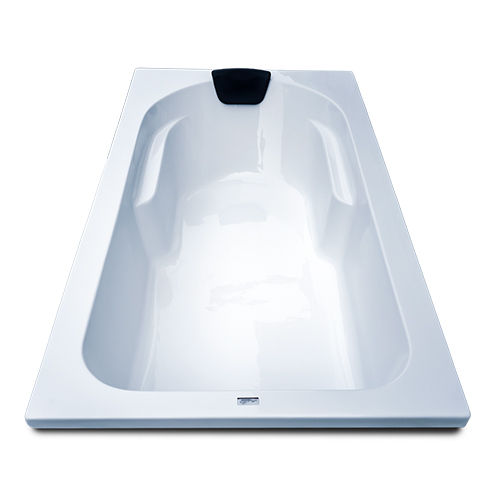 White Fixed Bath Tub - Color: As Per Requirement