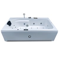 White Fully Loaded Bath Tub