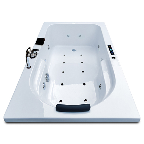 White Fully Loaded Bath Tub