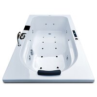 White Fully Loaded Bath Tub