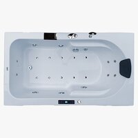 White Fully Loaded Bath Tub