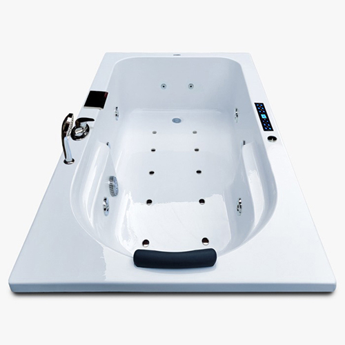White Fully Loaded Bath Tub