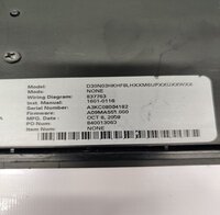 GE MULTILIN D30N03HKHF8LHXXM6UPXXUXXWXX HMI FRONT PANEL