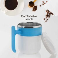 STAINLESS STEEL LID COVER HOT COFFEE/TEA MUG (5767)