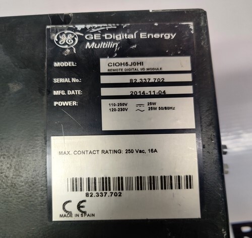 GE MULTILIN CIOH5J0HI REMOTE DIGITAL I/O MODULE