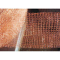 Golden Copper Knitted Wire Mesh