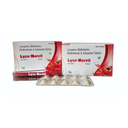 Lycopene Multivitamin Multiminerals And Antioxidant Tablets