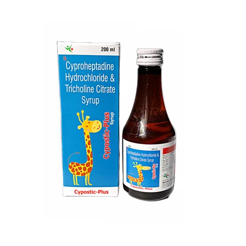 200ml Cyproheptadine Hydrochloride And Tricholine Citrate Syrup