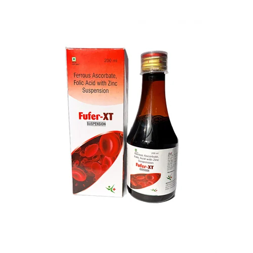 200ml Ferrous Ascorbate Folic Acid With Zinc Suspension