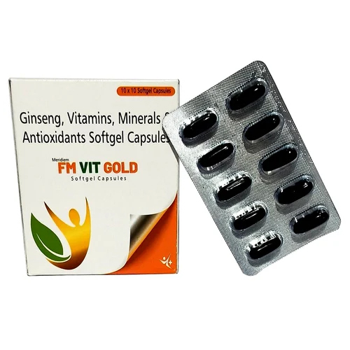 Ginseng Vitamin Minerals And Antioxidant Softgel Capsules