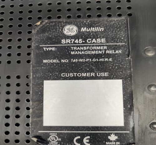 GE MULTILIN 745-W2-P1-G1-HI-R-E TRANSFORMER MANAGEMENT RELAY